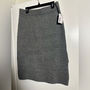 Sonoma Charcoal Sweater Pencil Skirt